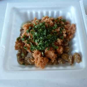 鮭フレーク納豆